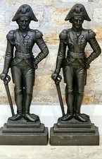 A Pair Of 19th Century Cast Iron Duke Of Wellington Door stops