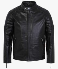 Boys Real Leather Biker Jacket