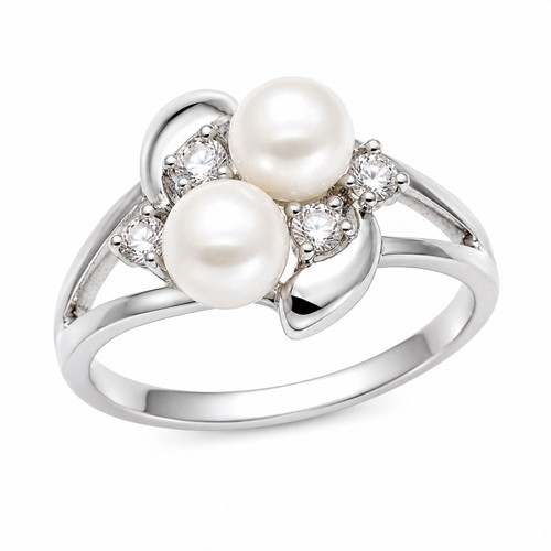 6mm white freshwater - 6mm, pearl