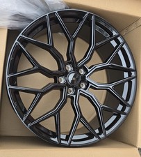 23" Set of 4 style alloy wheels Gloss Black 5x120 10J Land Rover, Audi, BMW