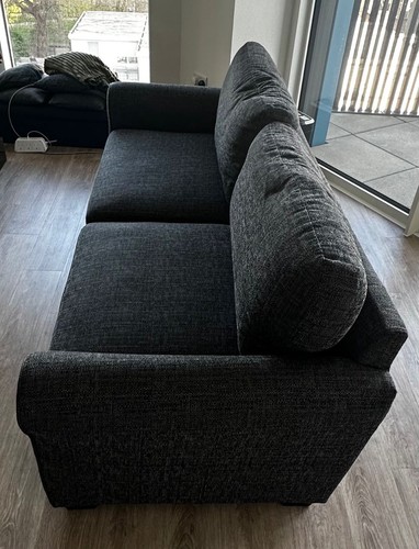 Large seater sofa - sofa, grey