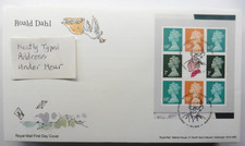 Great Britain cover Edinburgh 2012 Roald Dahl definitive Mini Sheet