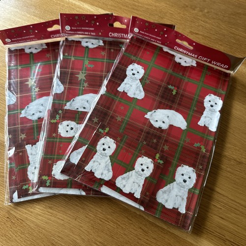 Westie highland tartan dog - westie, highland/