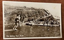 Vintage Bude postcard: people