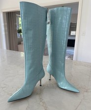 Brand New Zara Blue Croc