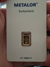 1 Gram 24k Gold Metalor