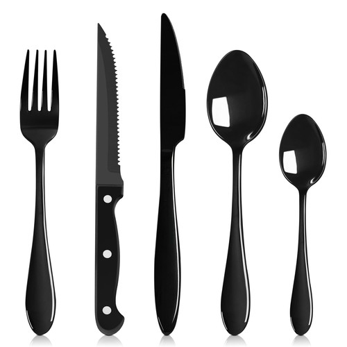 Haware black cutlery - cutlery, set