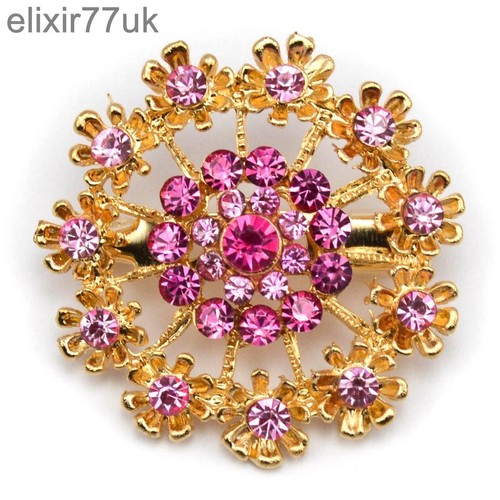New gold flower - bouquet, brooch