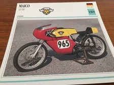 Motorcycle Sheet Collection Atlas Maico 125cc RS Racing 1969