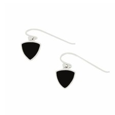 Whitby Jet Drop Earrings
