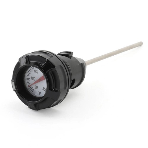 Black oil temperature gauge - black,