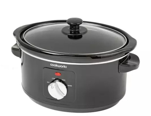 Cookworks 200w black slow - cookworks,