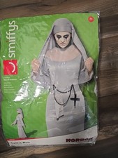 BRAND NEW SMIFFYS HALLOWEEN GOTHIC NUN OUTFIT. IN SIZE MEDIUM.