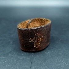 Boy Scout Scarf Woggle Leather