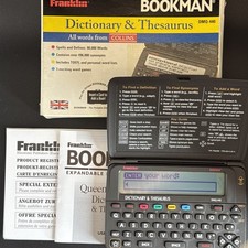 Franklin DMQ-440 Dictionary & Thesaurus Collins Bookman