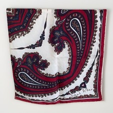 RICHARD ALLAN 100% Silk Red