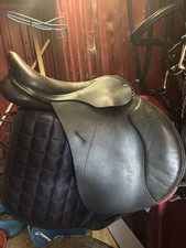 Cavaletti 16.5” Black GP Saddle Interchangeable Gullet