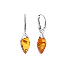 Baltic Amber Dangle Earrings |