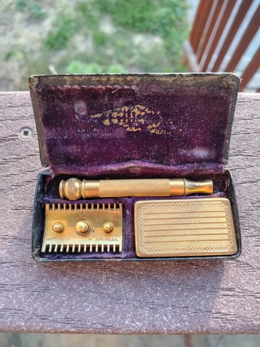 Vintage gillette open comb old - vintage,