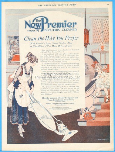 1919 premier vacuum - vacuum, cleaner