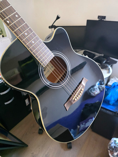 Gear4music sc100bk black - gear4music,