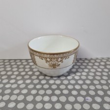 Noritake China Japan Small Bowl In White, Gold & Cream