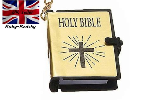Novelty book keyring mini holy - novelty,