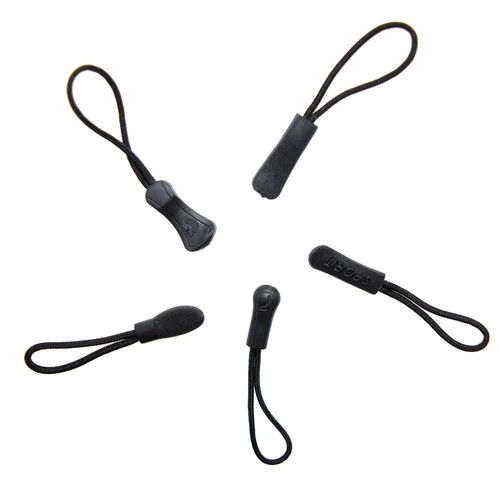 Black zip slider hanger - black,