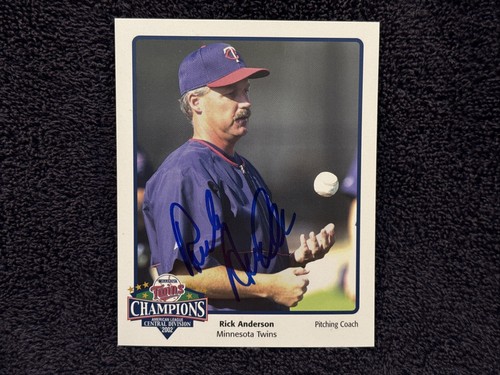 Rare 2003 rick anderson auto - rare, auto'd