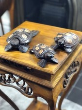Carved Wooden Turtle Tortoise