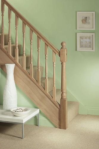 Staircase balustrade oak - staircase,