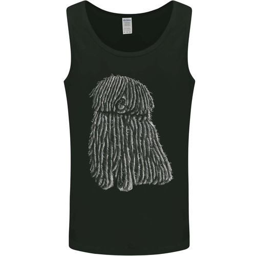 Hungarian puli dog mens vest - hungarian,