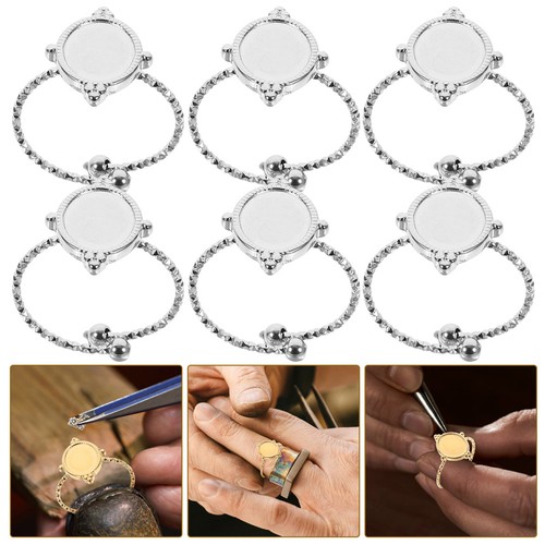 Pcs adjustable blank rings - pcs,
