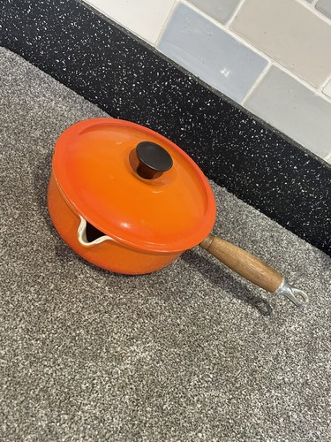 Creuset pan volcanic orange - le,