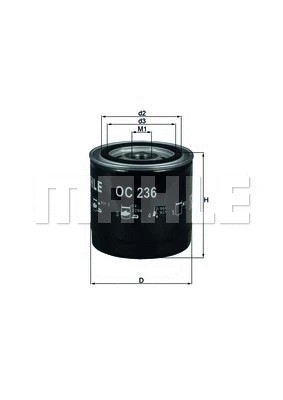 Oil filter fits - fits:, navara