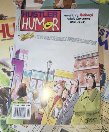 Vintage hustler humor february - humor,