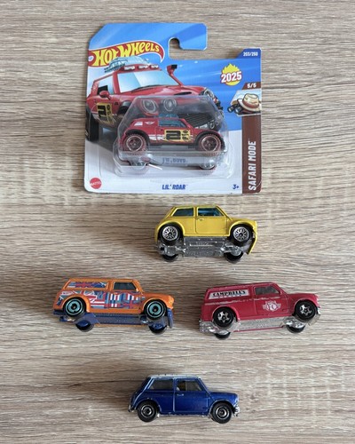 Five mini cooper - diecast, toys
