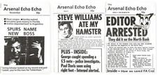 ARSENAL ECHO ECHO FOOTBALL FANZINES FIRST 3 ISSUES 1987-88