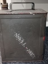 Shell Mex BP 2 Gallon Petrol Can Vintage with Brass Cap