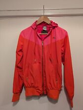 nike air pink/red ladies track hooded top jacket size xs