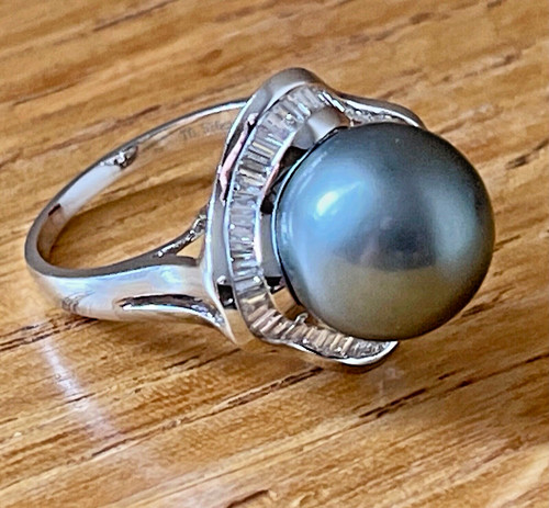 Superb 14ct white gold 25ct - superb, 7.25ct