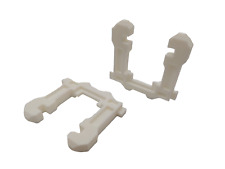 2x White Clips Cooke & Lewis