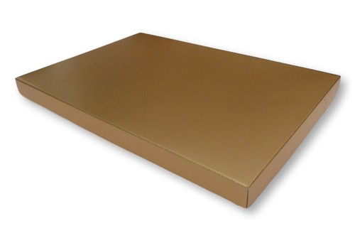 Matt gold gift boxes - gold, a5