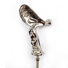 Mascot Silver Rolls Royce car