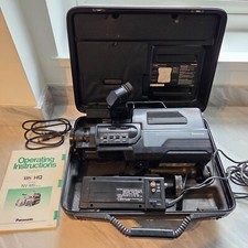 Vintage Panasonic VHS Movie Camcorder NV-M5 with Case & Accessories – Untested