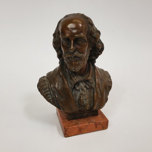 Vtg shakespeare bust marble - shakespeare,