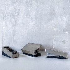 Philippi CAP office desk set tools German design nickel chrome silver