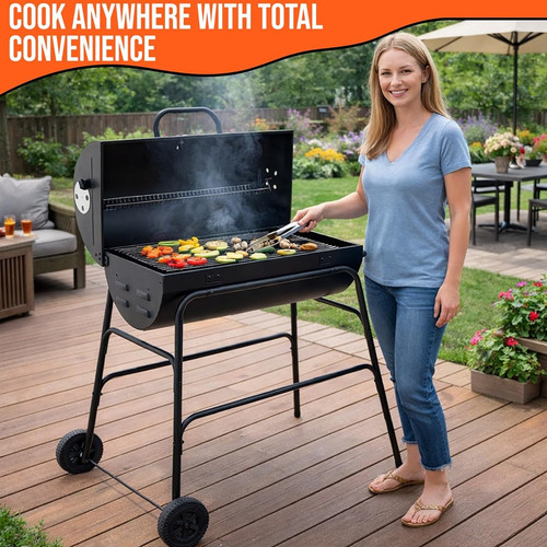 Charcoal bbq grill - charcoal, smoker