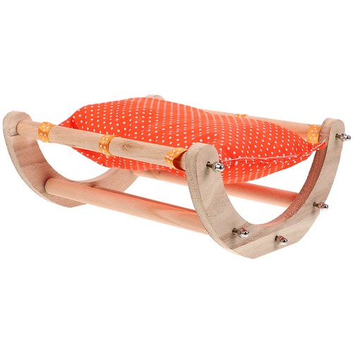 Reusable wooden pet - cradle, bed