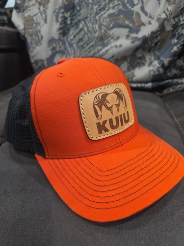 Kuiu leather patch orange cap - kuiu,